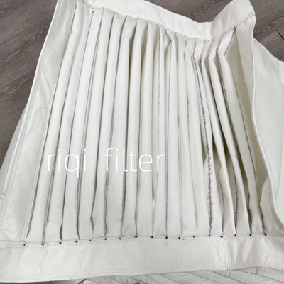 좋은 가격 합성 프레임 없는 주머니 필터 먼지 수집 가방 1.5mm ~ 2.2mm 온라인으로