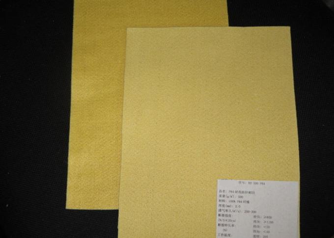 필터용 여과 매체 바늘은 P84 구성 비 우븐 아라미드 직물을 느꼈습니다