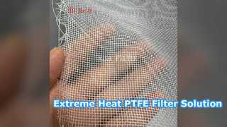 고온 PTFE 필터 천 내산성 솔루션